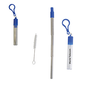 KP9694
	-THERMOSPHERE TELESCOPIC STAINLESS STRAW IN CASE
	-Royal Blue